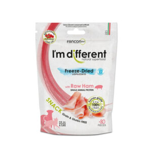 I'm Different liofilizowane przysmaki dla psa i kota, szynka