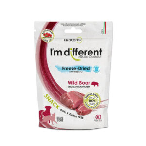 I'm Different liofilizowane przysmaki dla psa i kota, dzik