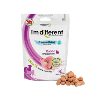 I'm Different liofilizowane przysmaki dla psa i kota, królik