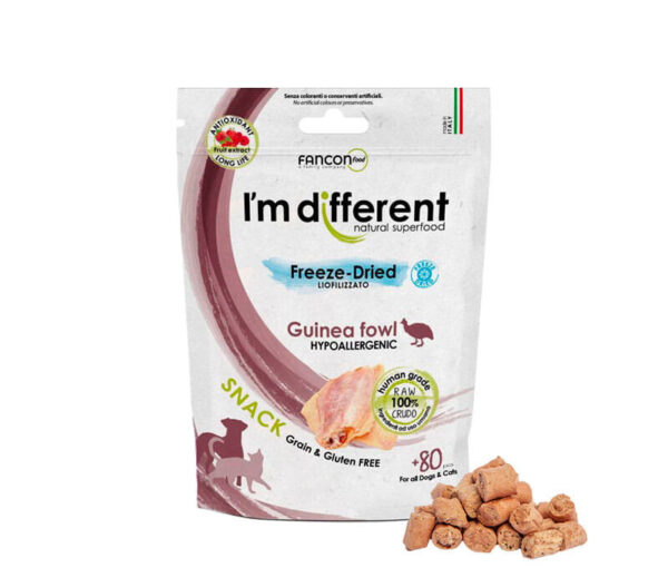 I'm Different liofilizowane przysmaki dla psa i kota, perliczka