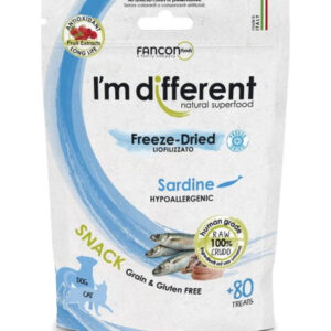 I'm Different liofilizowane przysmaki dla psa i kota, sardynka