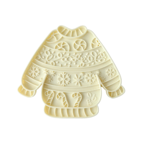 Ollie B. Good Mata do lizania dla psa i kota Zimowy Sweterek, kremowy