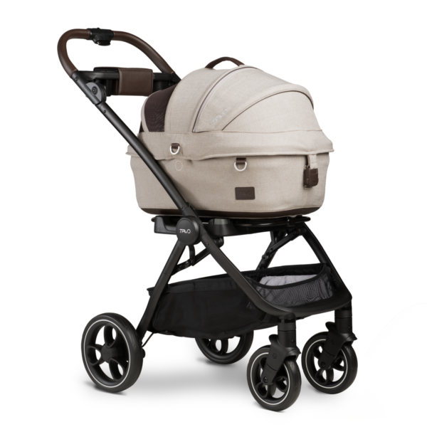Tavo Zestaw Maeve™ Fawn + Roscoe™ transporter samochodowy i wózek dla psa i kota, rozmiar S - obrazek 2