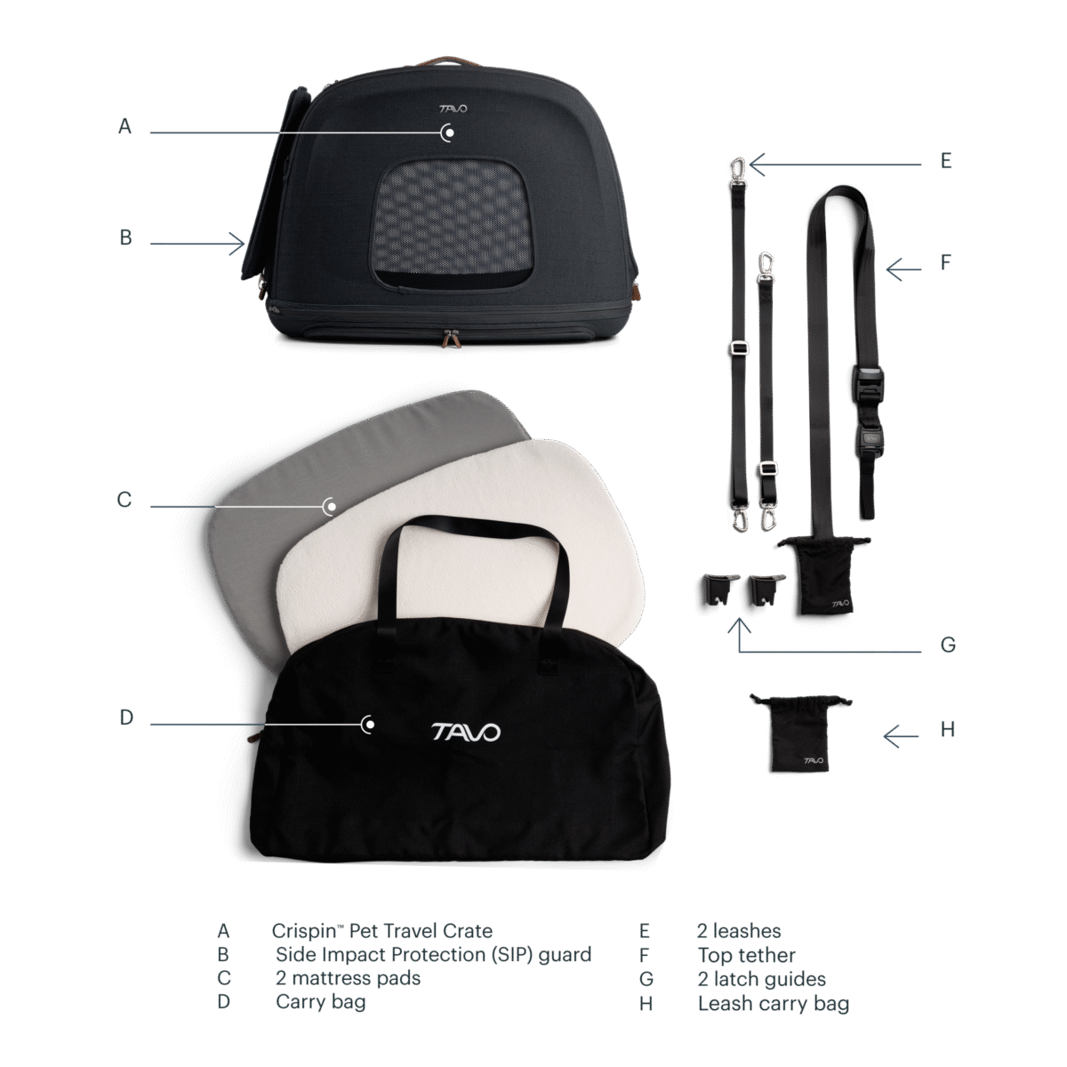 Tavo Crispin Onyx transporter samochodowy dla psa i kota do 27 kg, rozmiar L - obrazek 7